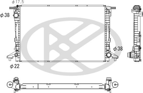 KOYORAD PL443779 - Радіатор, охолодження двигуна autocars.com.ua