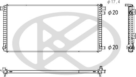 KOYORAD PL443866 - Радіатор, охолодження двигуна autocars.com.ua