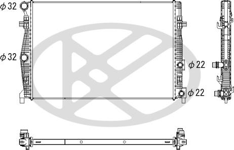 KOYORAD PL443893 - Радіатор, охолодження двигуна autocars.com.ua