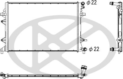 KOYORAD PL453000 - Радіатор, охолодження двигуна autocars.com.ua