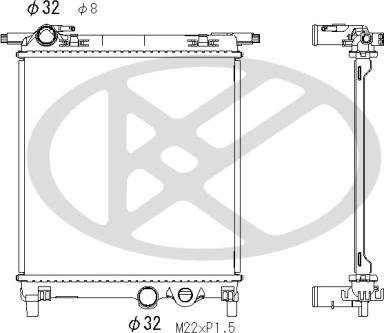 KOYORAD PL453250 - Радіатор, охолодження двигуна autocars.com.ua