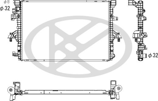 KOYORAD PL453709 - Радіатор, охолодження двигуна autocars.com.ua