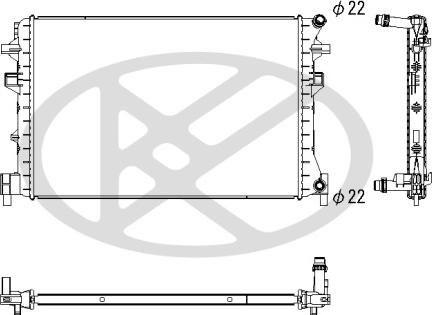 KOYORAD PL453758 - Радіатор, охолодження двигуна autocars.com.ua