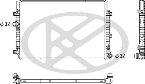 KOYORAD PL453811 - Радіатор, охолодження двигуна autocars.com.ua