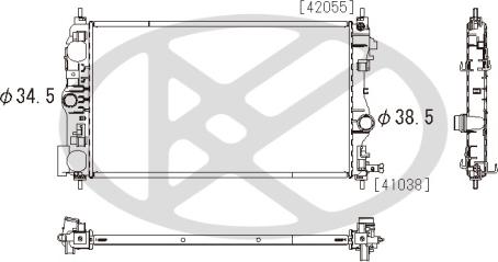KOYORAD PL462706 - Радіатор, охолодження двигуна autocars.com.ua