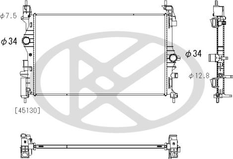 KOYORAD PL463784 - Радіатор, охолодження двигуна autocars.com.ua