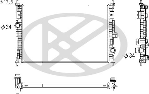 KOYORAD PL463951 - Радіатор, охолодження двигуна autocars.com.ua