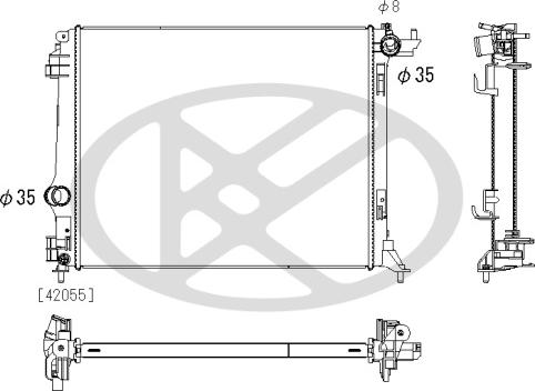 KOYORAD PL493521 - Радіатор, охолодження двигуна autocars.com.ua