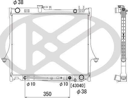KOYORAD PL712130 - Радіатор, охолодження двигуна autocars.com.ua