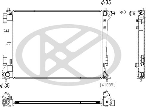 KOYORAD PL813680 - Радіатор, охолодження двигуна autocars.com.ua