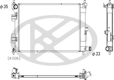 KOYORAD PL813699R - Радіатор, охолодження двигуна autocars.com.ua