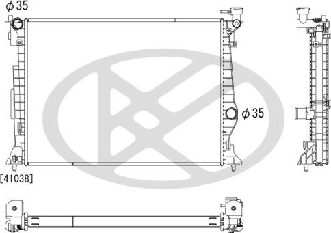 KOYORAD PL823593 - Радіатор, охолодження двигуна autocars.com.ua