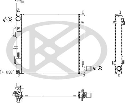 KOYORAD PL823734 - Радіатор, охолодження двигуна autocars.com.ua