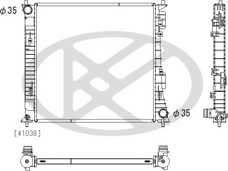 KOYORAD PL823854 - Радіатор, охолодження двигуна autocars.com.ua
