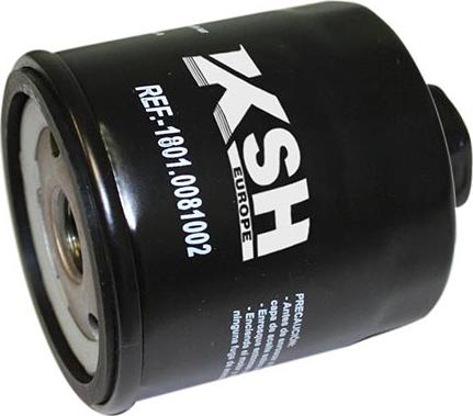 KSH EUROPE 1801.0081002 - Масляний фільтр autocars.com.ua