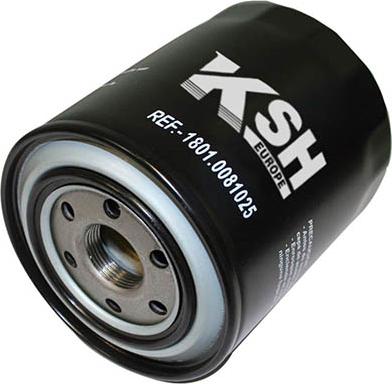 KSH EUROPE 1801.0081025 - Масляний фільтр autocars.com.ua