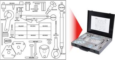 KS Tools 400.0425 - Набір настановних інструментів, фази газорозподілу autocars.com.ua