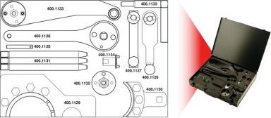 KS Tools 400.1125 - Набір настановних інструментів, фази газорозподілу autocars.com.ua