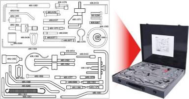 KS Tools 400.1350 - Набір настановних інструментів, фази газорозподілу autocars.com.ua