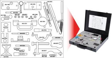 KS Tools 400.1575 - Набір настановних інструментів, фази газорозподілу autocars.com.ua