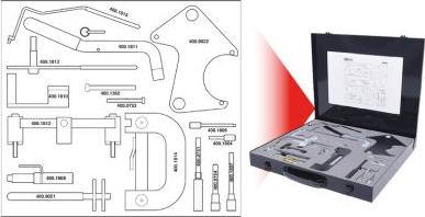 KS Tools 400.1800 - Набір настановних інструментів, фази газорозподілу autocars.com.ua