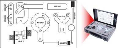 KS Tools 400.2425 - Набір настановних інструментів, фази газорозподілу autocars.com.ua