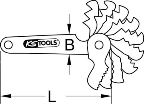 KS Tools 420.1004 - Комплект кліпс, кузов autocars.com.ua