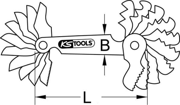 KS Tools 420.1705 - Комплект кліпс, кузов autocars.com.ua