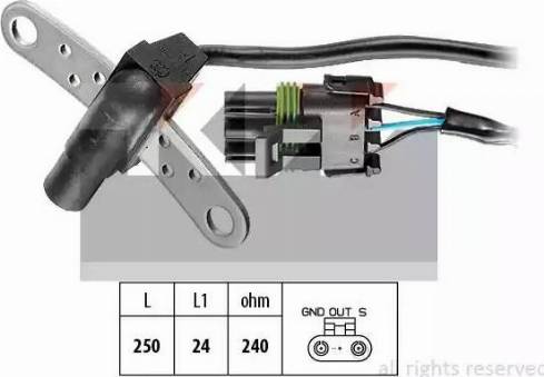 KW 453 013 - Датчик імпульсів, колінчастий вал autocars.com.ua