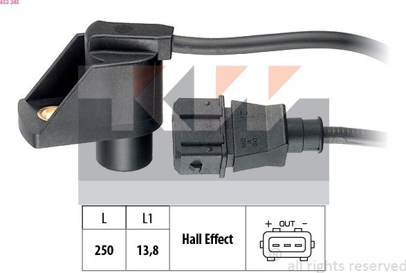 KW 453 245 - Датчик, положение распределительного вала autodnr.net