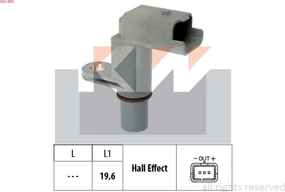 KW 453 400 - Датчик, положение распределительного вала avtokuzovplus.com.ua