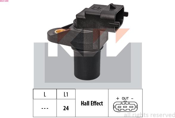 KW 453 530 - Датчик, положение распределительного вала avtokuzovplus.com.ua