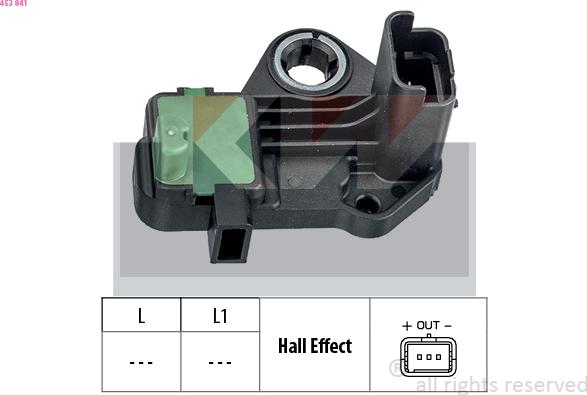 KW 453 841 - Датчик импульсов, коленвал autodnr.net