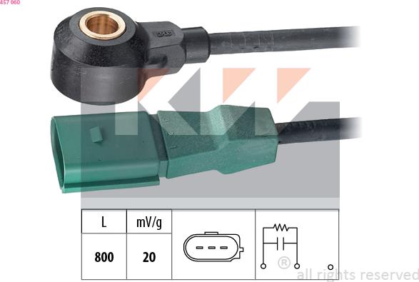 KW 457 060 - Датчик детонации avtokuzovplus.com.ua