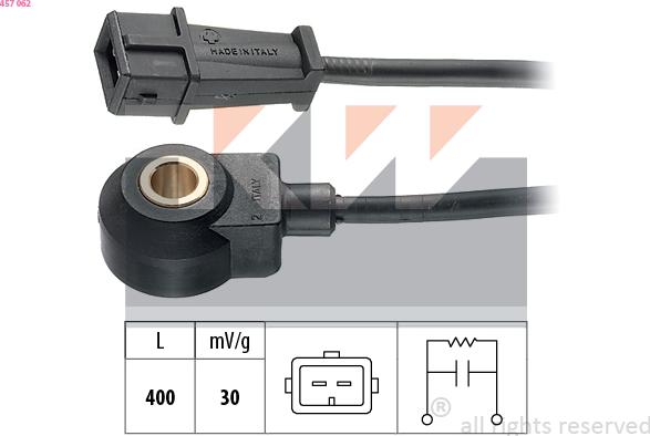 KW 457 062 - Датчик детонації autocars.com.ua