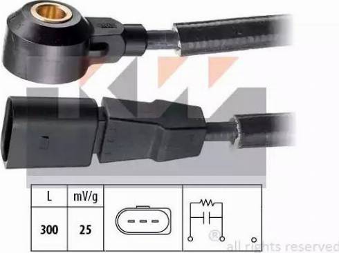 KW 457 088 - Датчик детонації autocars.com.ua