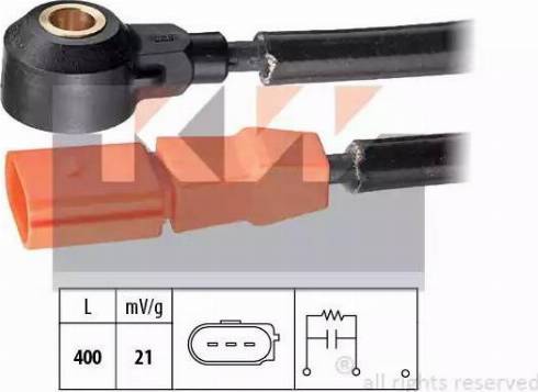 KW 457 098 - Датчик детонації autocars.com.ua