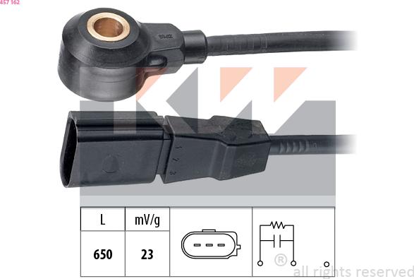 KW 457 162 - Датчик детонації autocars.com.ua