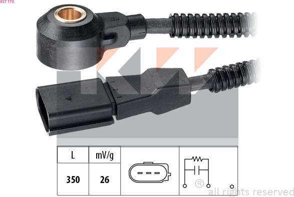 KW 457 170 - Датчик детонації autocars.com.ua