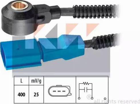 KW 457 176 - Датчик детонації autocars.com.ua