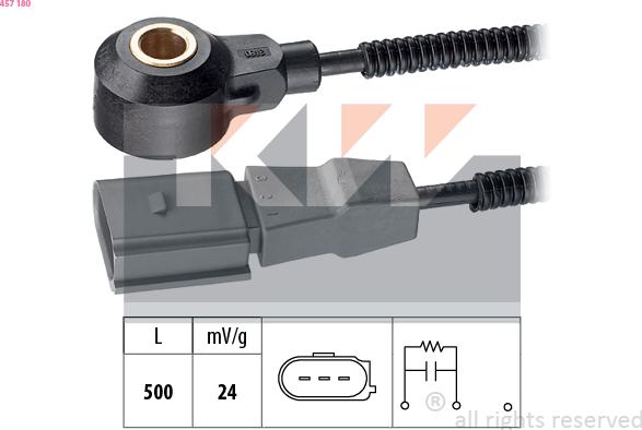 KW 457 180 - Датчик детонації autocars.com.ua