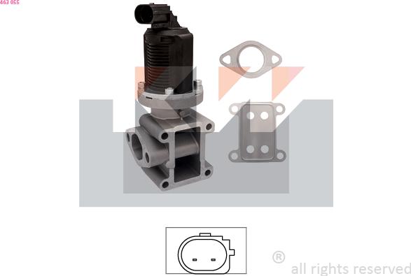 KW 463 055 - Клапан возврата ОГ autodnr.net