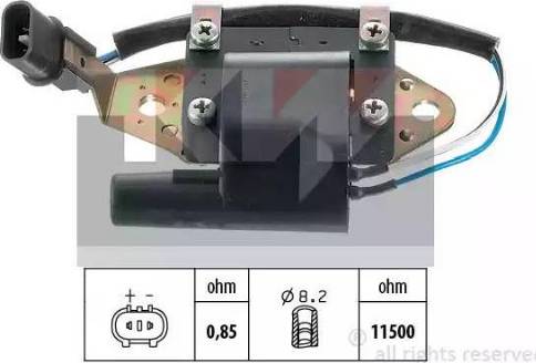 KW 470 283 - Котушка запалювання autocars.com.ua