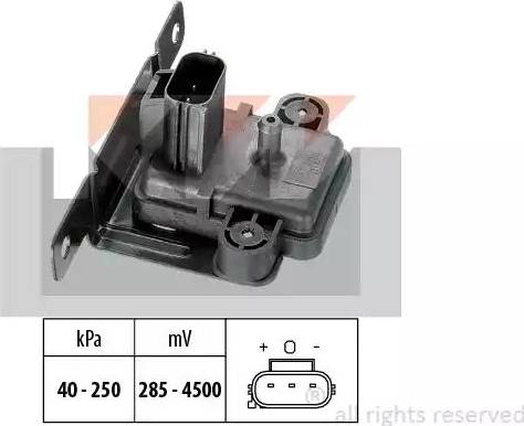 KW 493 058 - Датчик тиску, підсилювач гальмівної системи autocars.com.ua