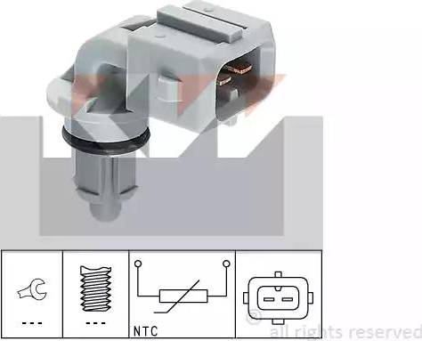 KW 494 002 - Датчик, температура впускається autocars.com.ua