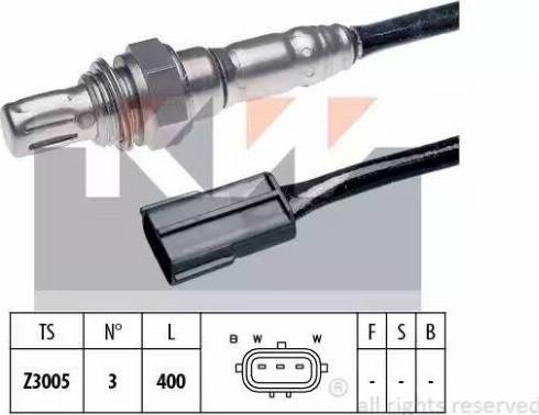 KW 497 055 - Лямбда-зонд autocars.com.ua