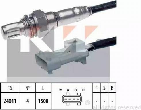 KW 497 066 - Лямбда-зонд autocars.com.ua