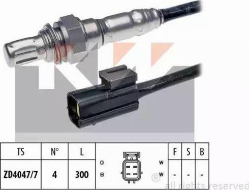 KW 497 197 - Лямбда-зонд autocars.com.ua