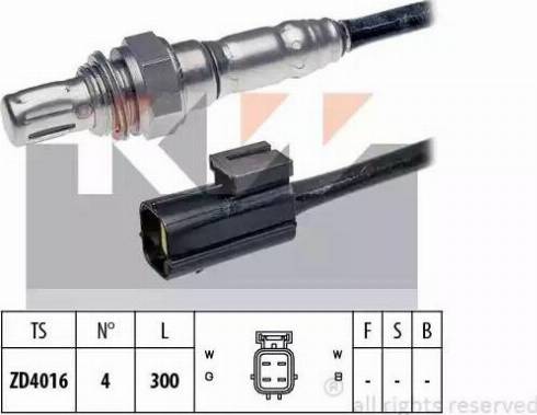 KW 497 201 - Лямбда-зонд, датчик кислорода autodnr.net