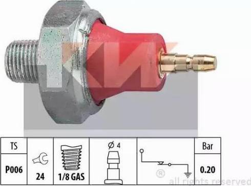 KW 500059 - Датчик давления масла, а avtokuzovplus.com.ua